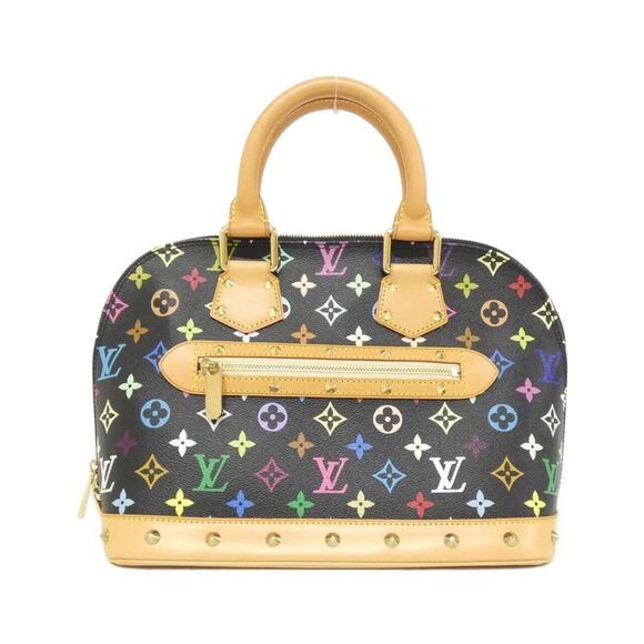 LOUIS VUITTON Handbags - Louis Vuitton Coated Canvas Black Handbags